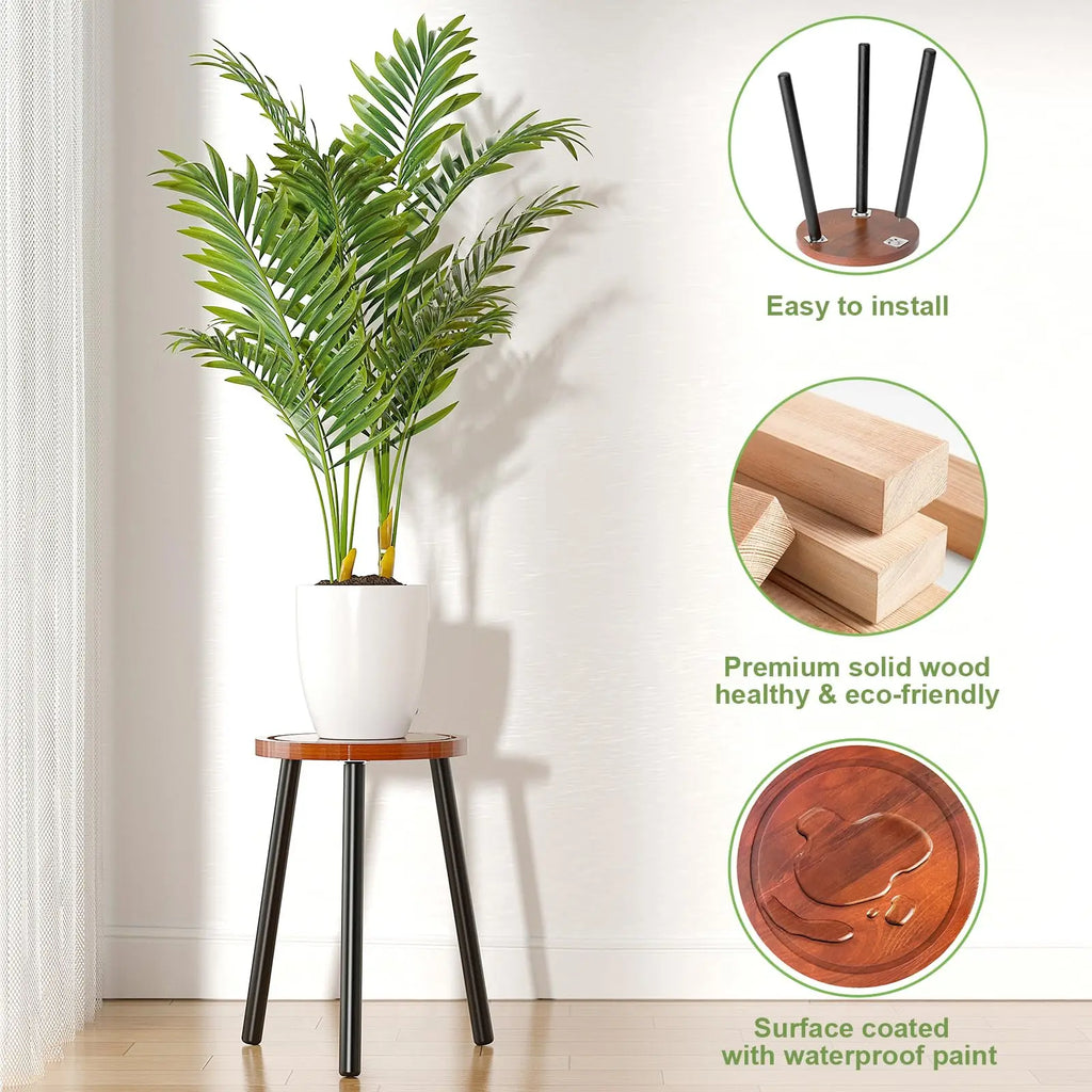 2-Pack Wood Plant Stands