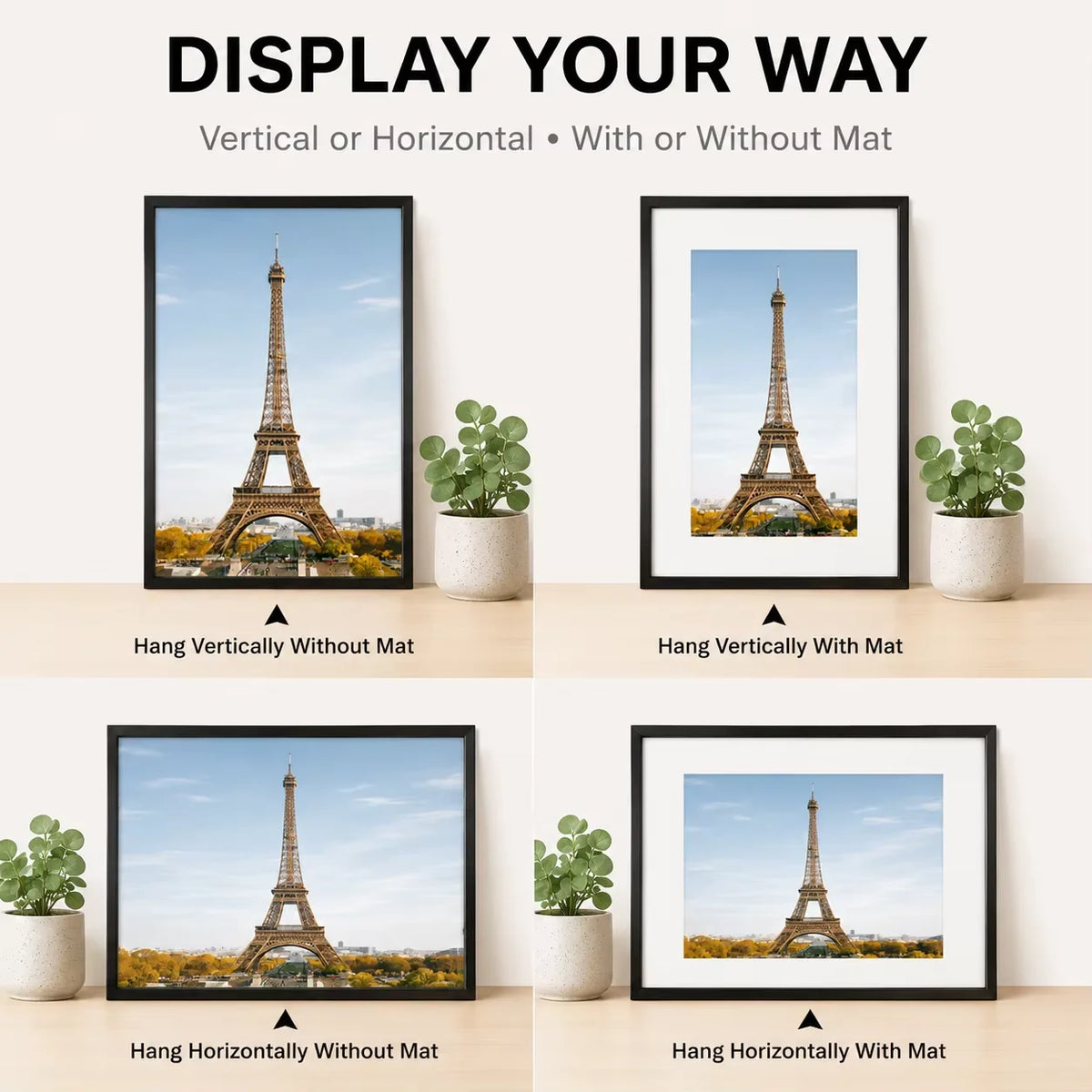 3pcs Picture Frame Set