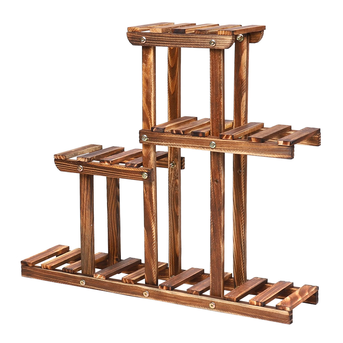 Multi Tier Wood Plant Stand