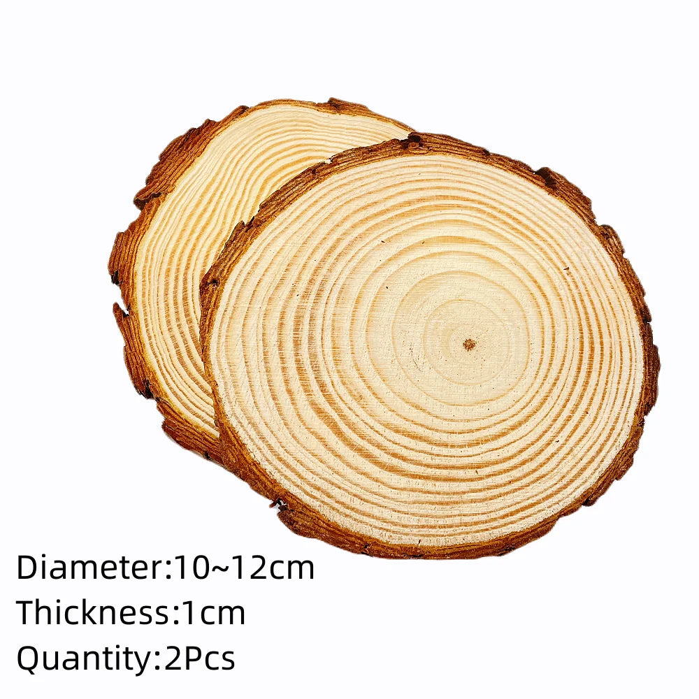 Natural Pine Round Wood Slices