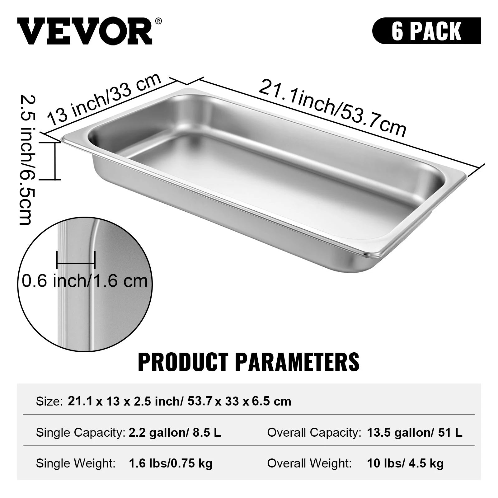 Steam Table Pans