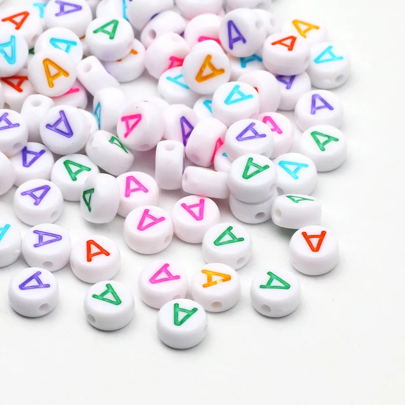 Round A-Z Alphabet Letters