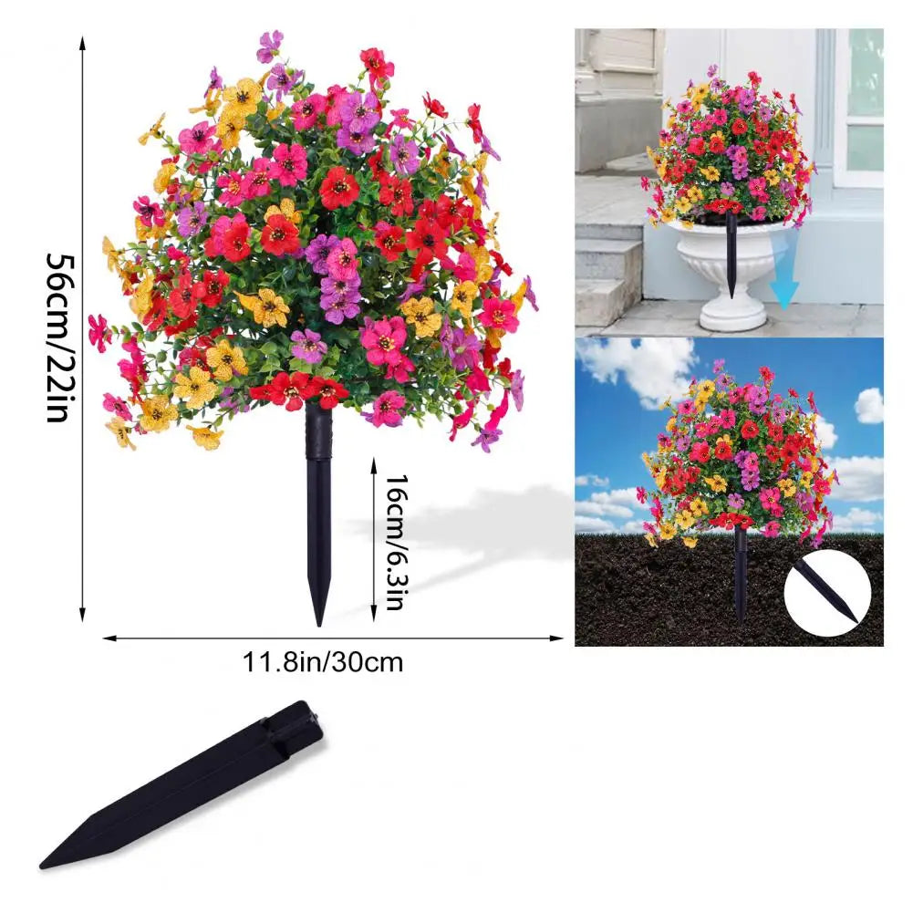 Faux Plastic Flower Spike