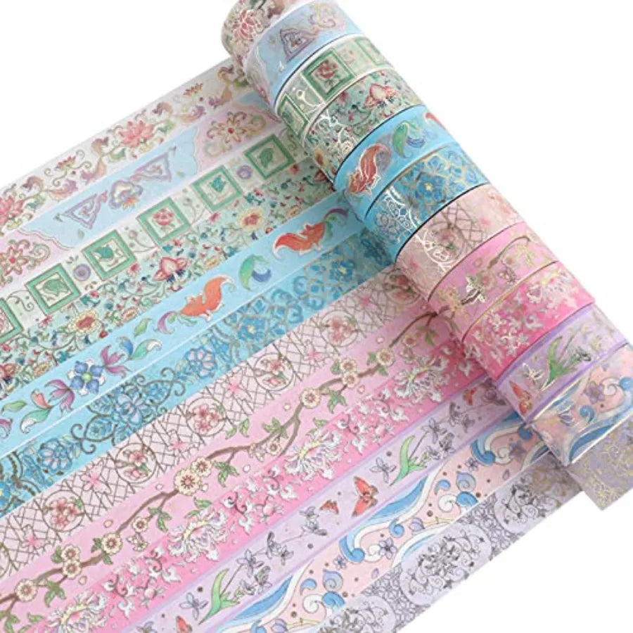 Gold Foil Washi Tape Set