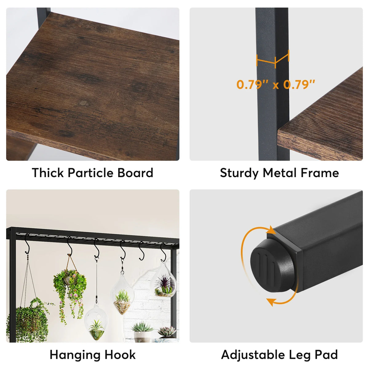5 Tiers Tall Indoor Plant Stand