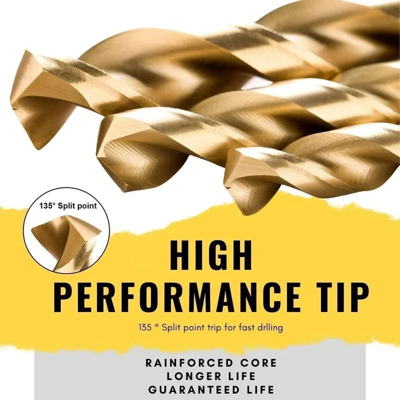 High Speed Steel Metric Drill Bit Set