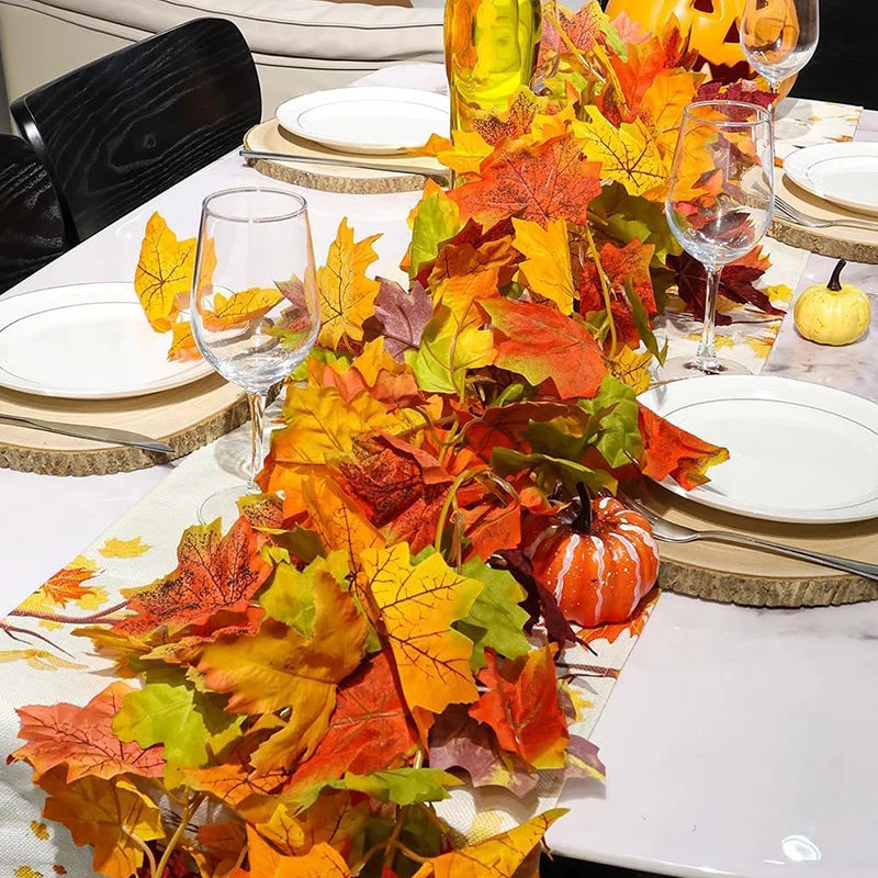 Fall Artificial Maple Leaves Vine
