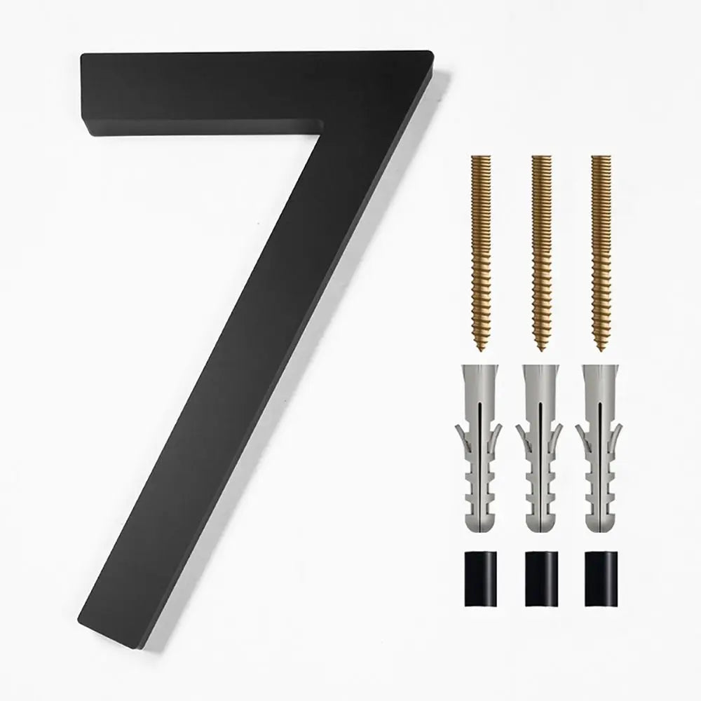 6" Floating House Number