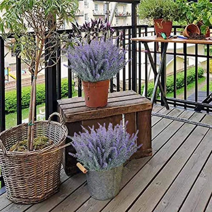 Artificial Lavender Bush