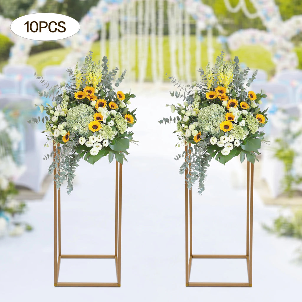 10Pcs Wedding Flower Stand Set