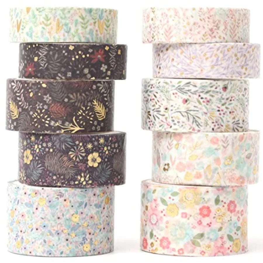 Gold Foil Washi Tape Set
