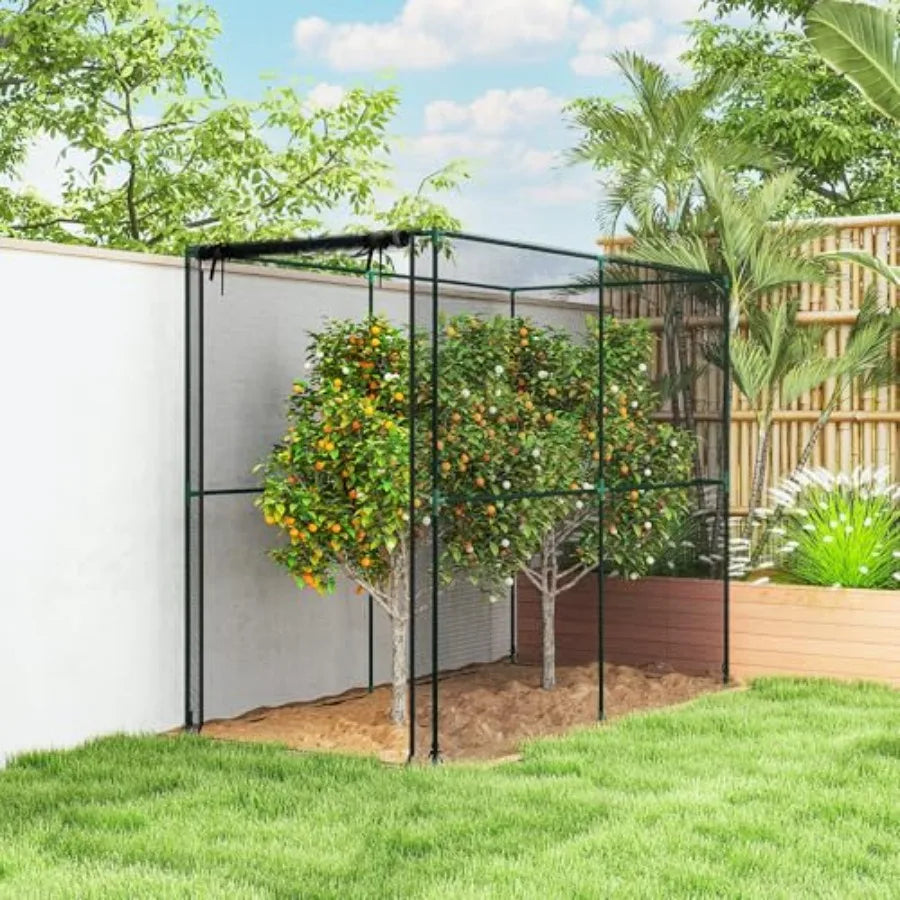 Outdoor garden cage for vegetables, flowers