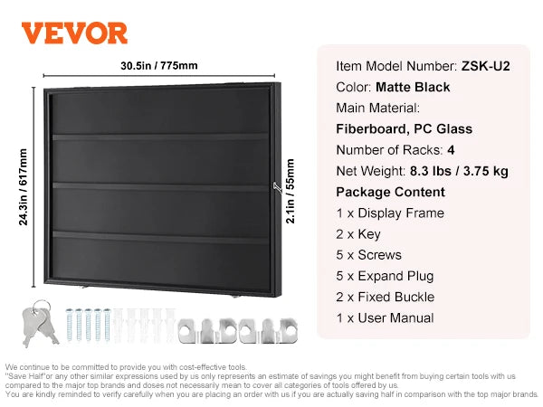 Jersey Display/Sports Card Display Frame Case