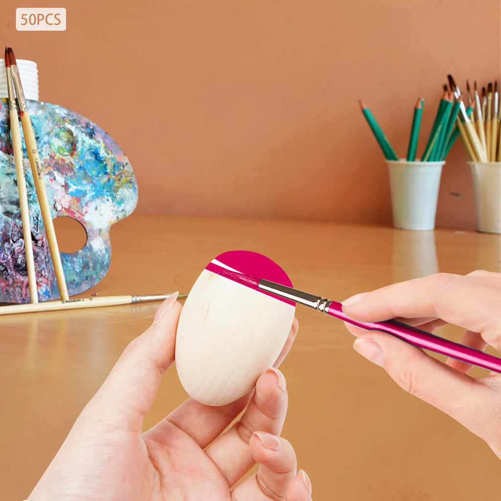Wooden DIY Crafts Eggs
