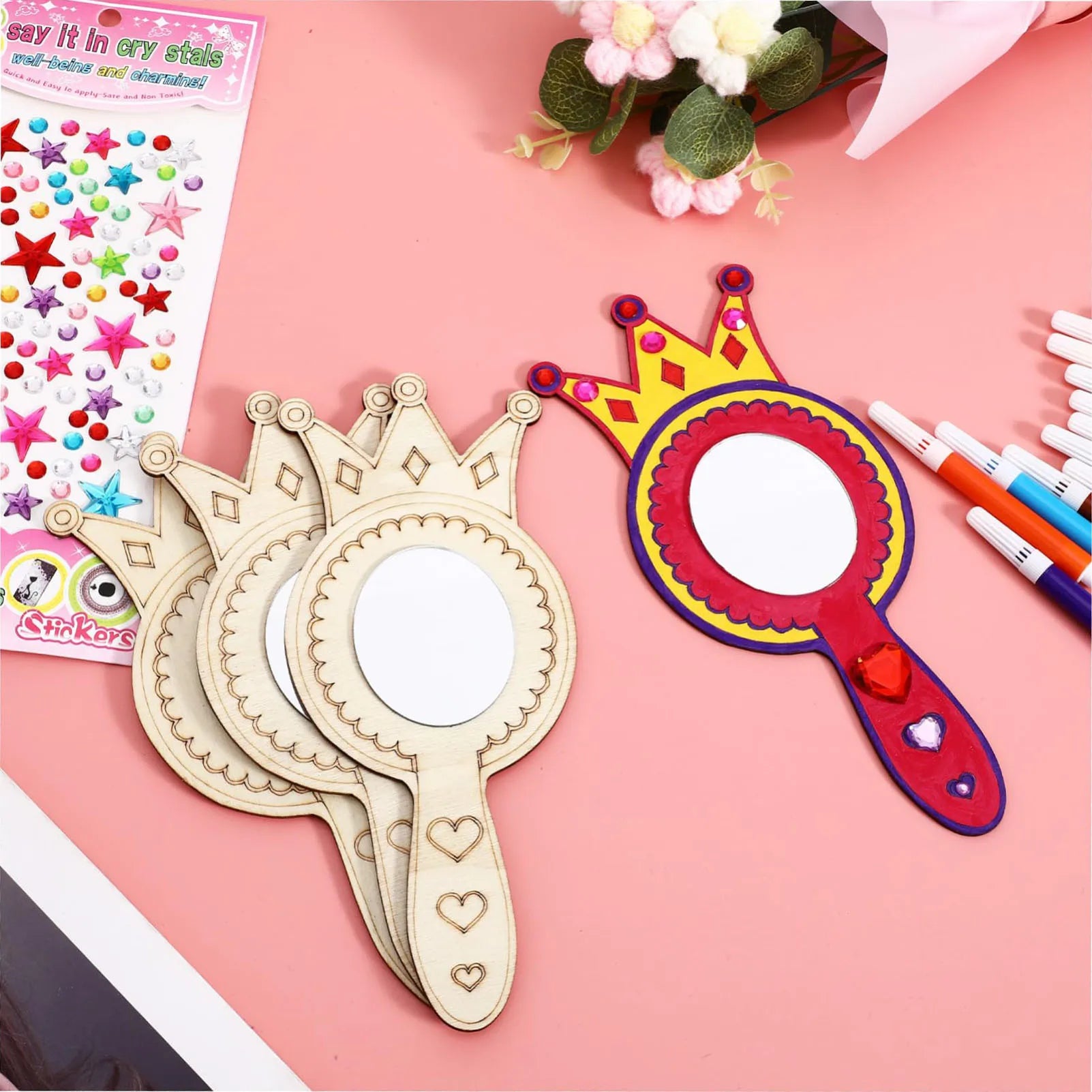 Wooden Mirror Craft Kit