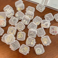 Mini Clear Plastic Storage Box Set
