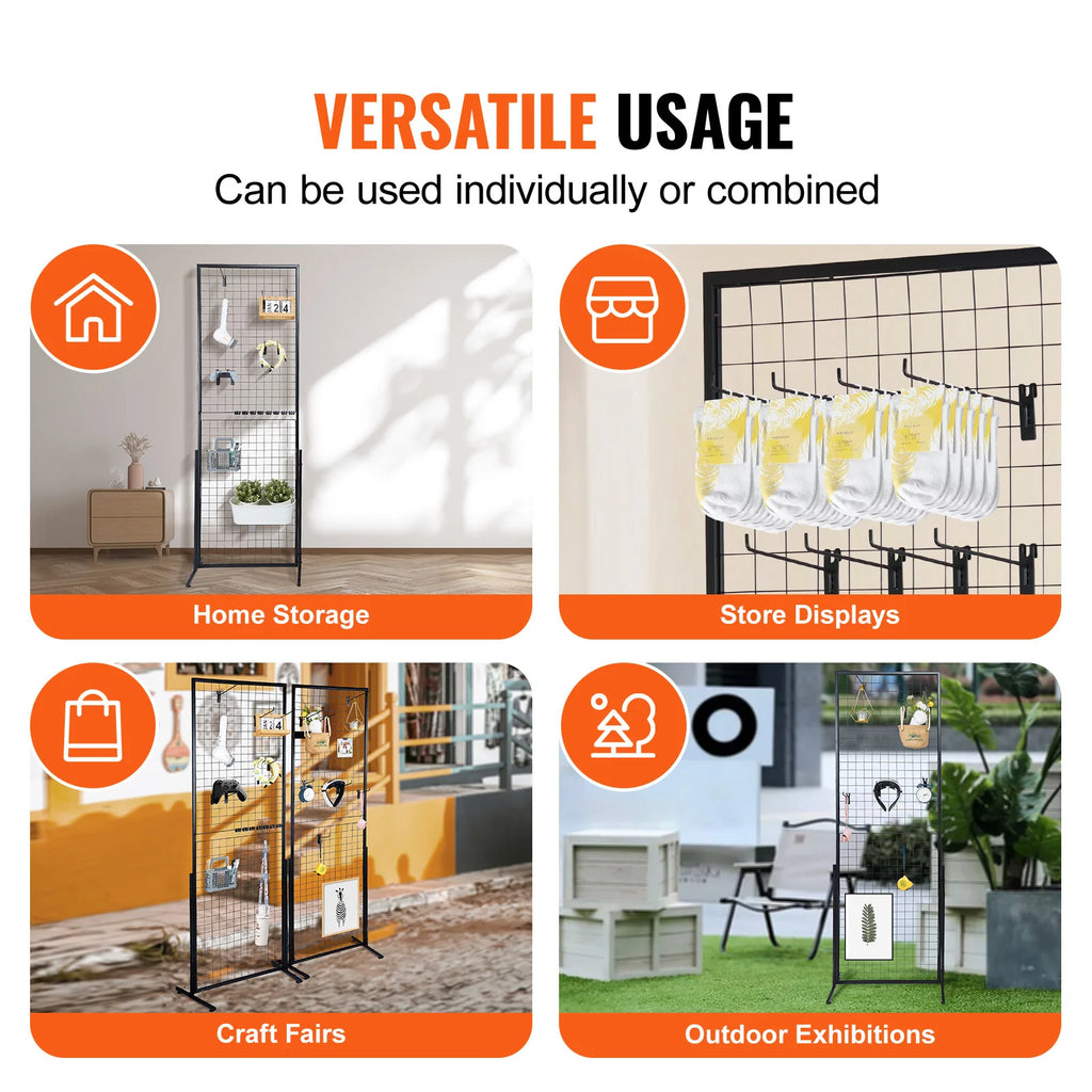 Grid Wall Panels Display Racks