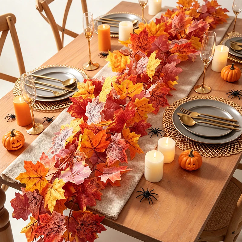 Fall Artificial Maple Leaves Vine