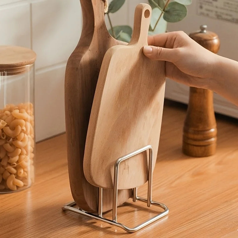 Pot Lid and Cutting Board Organizer