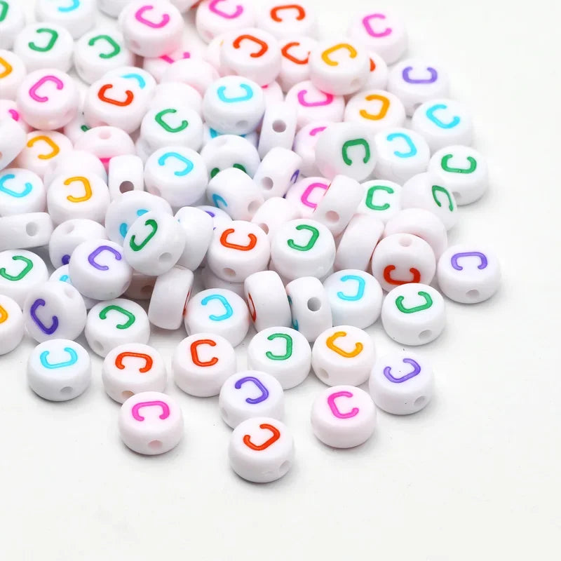 Round A-Z Alphabet Letters