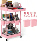 3 Tier Rolling Utility Cart Organizer