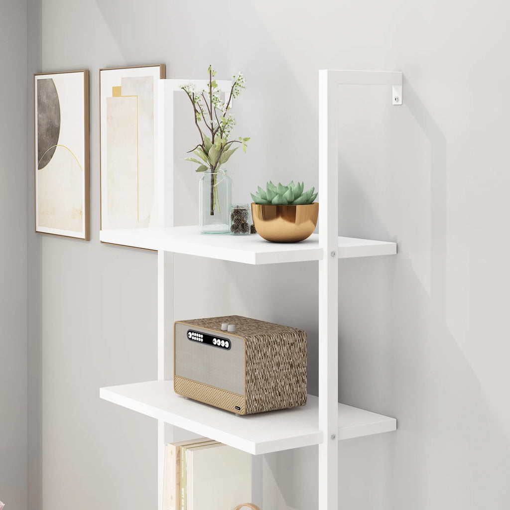 5‑Tier Ladder Wall‑Leaning Storage