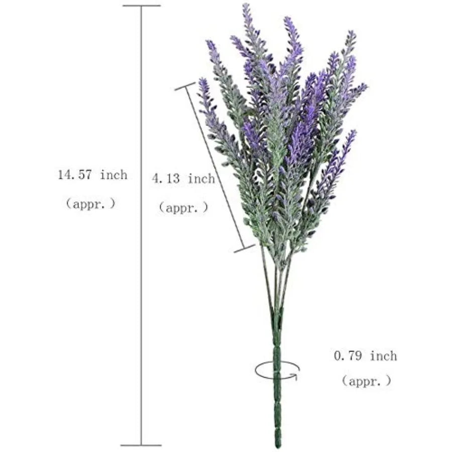 Artificial Lavender Bush