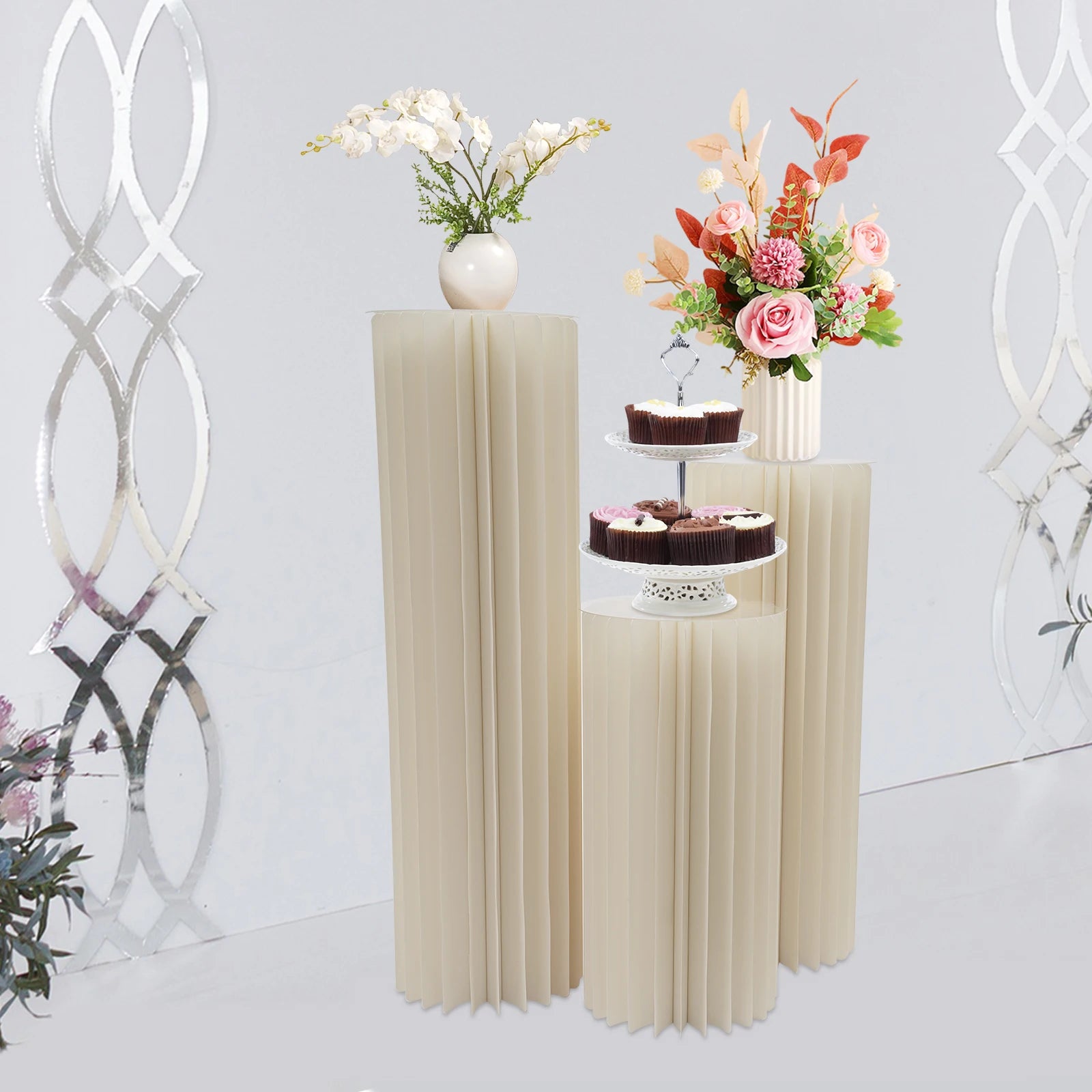 Foldable Cardboard Centerpiece Display