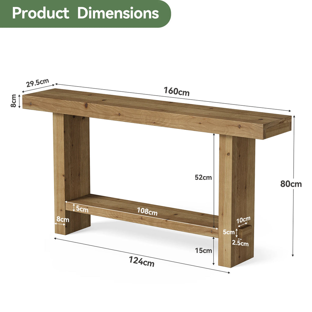 Solid Wood Console Table