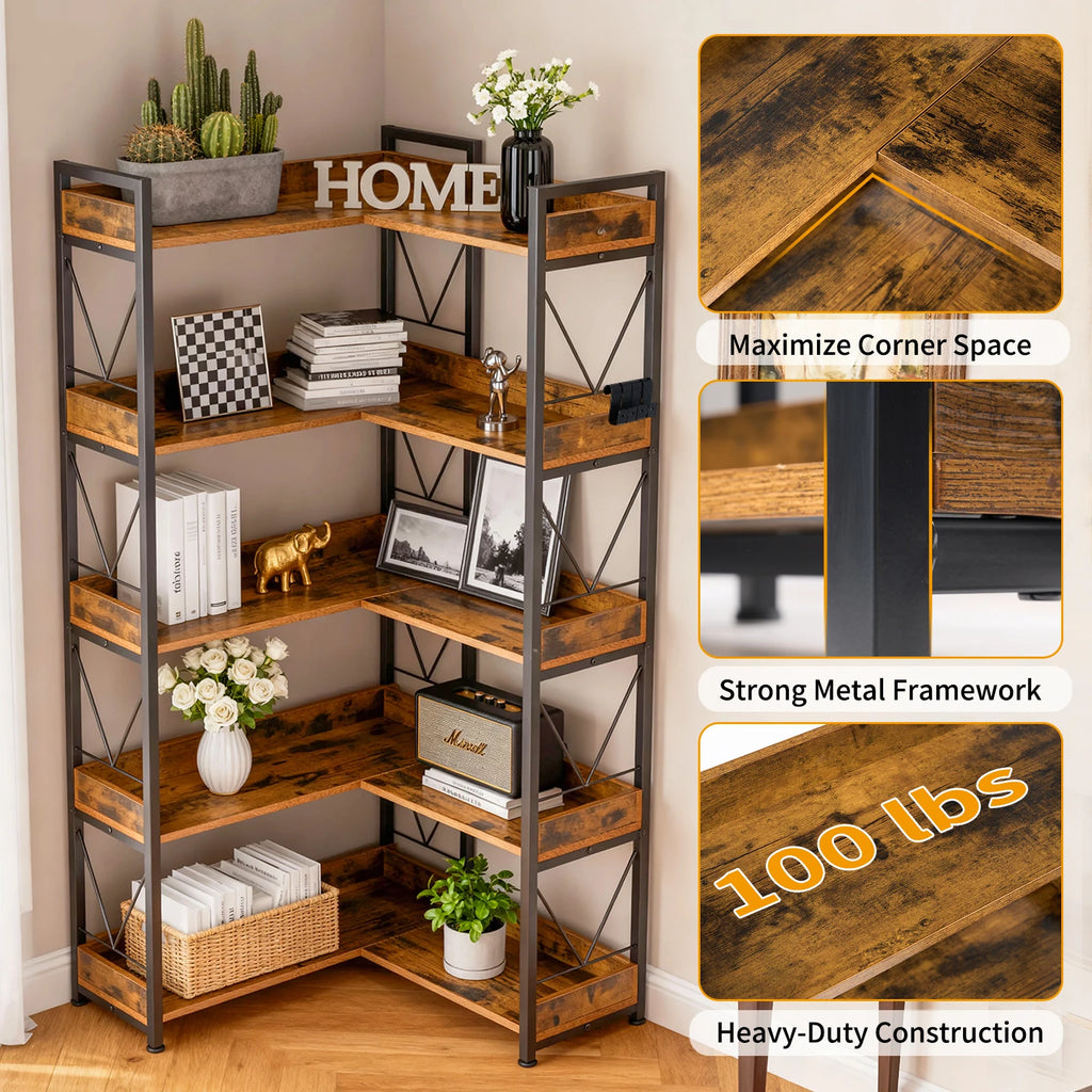 L Shaped Corner Storage Shelves
