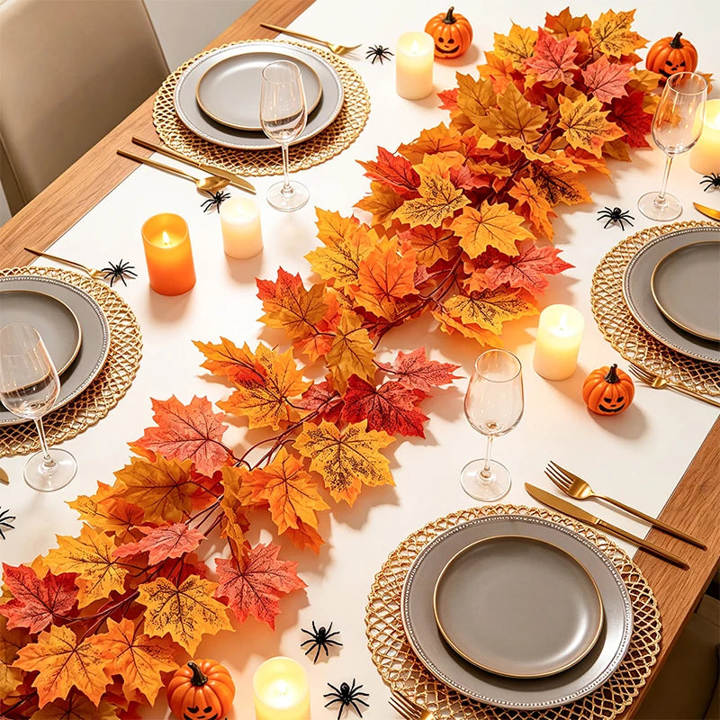 Fall Artificial Maple Leaves Vine