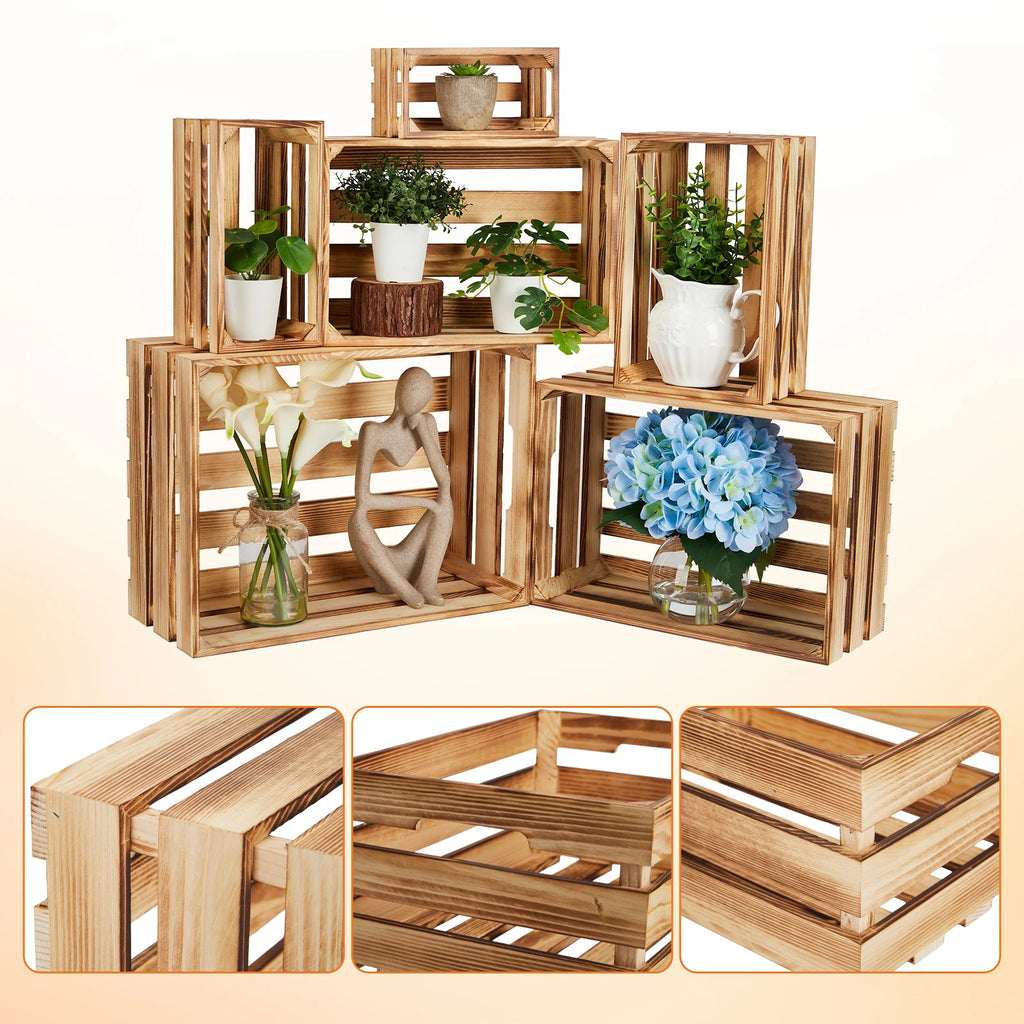 Wooden Storage Crates