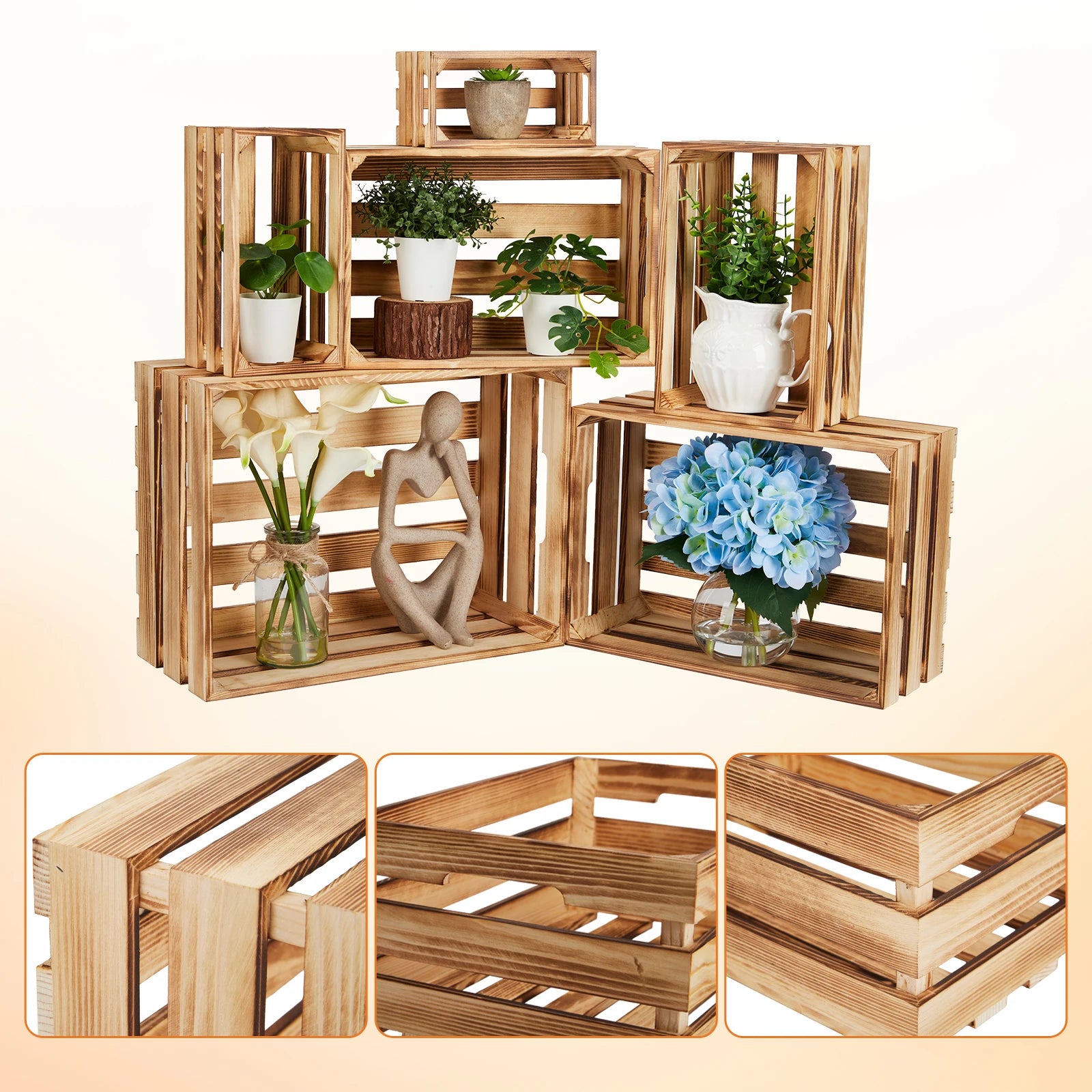 Wooden Storage Crates