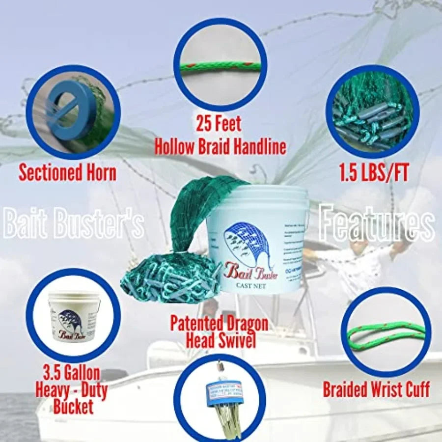Fish casting net