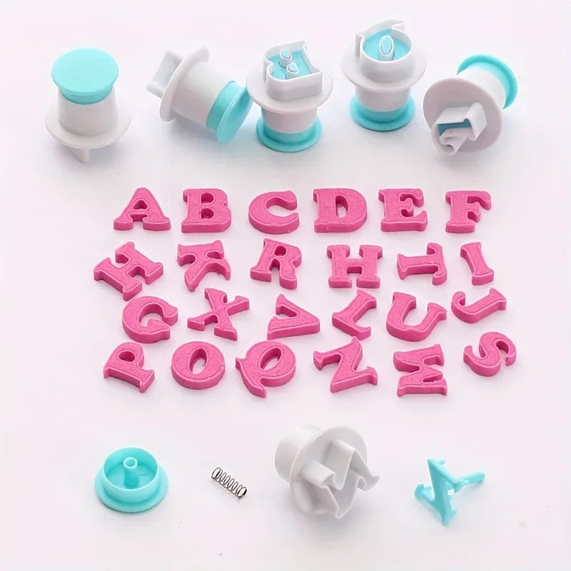 Alphabet Number Cookie Cutters Set