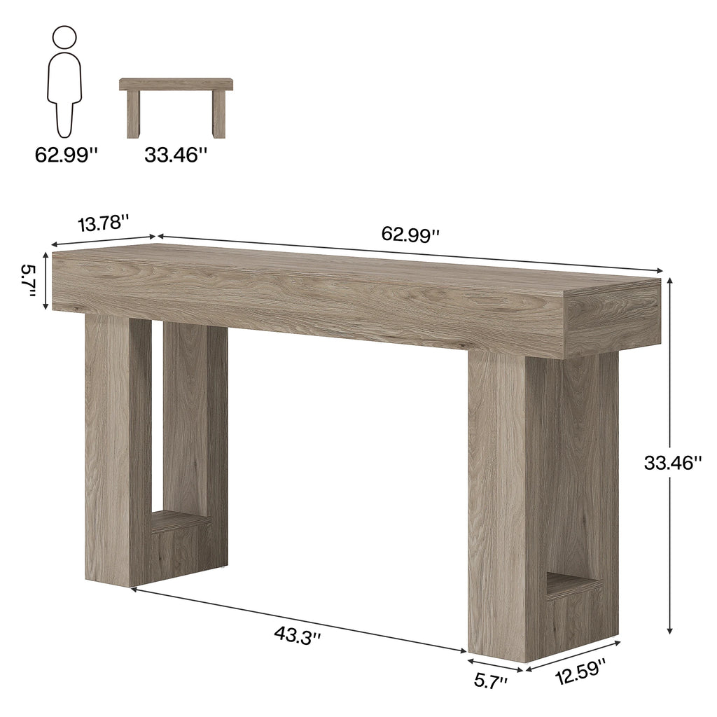 Tribesigns Farmhouse Console Table
