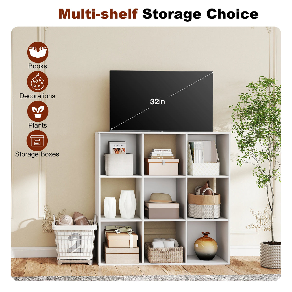 9 Cube Storage Organizer