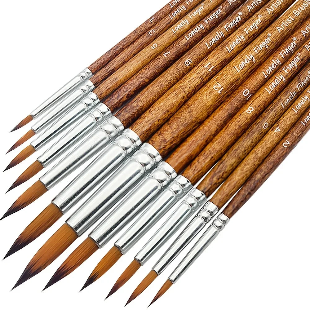 Nylon Paint Brush Set