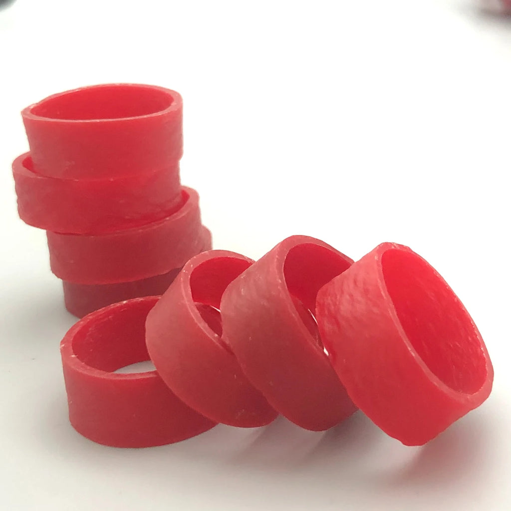 Red Color Rubber Bands