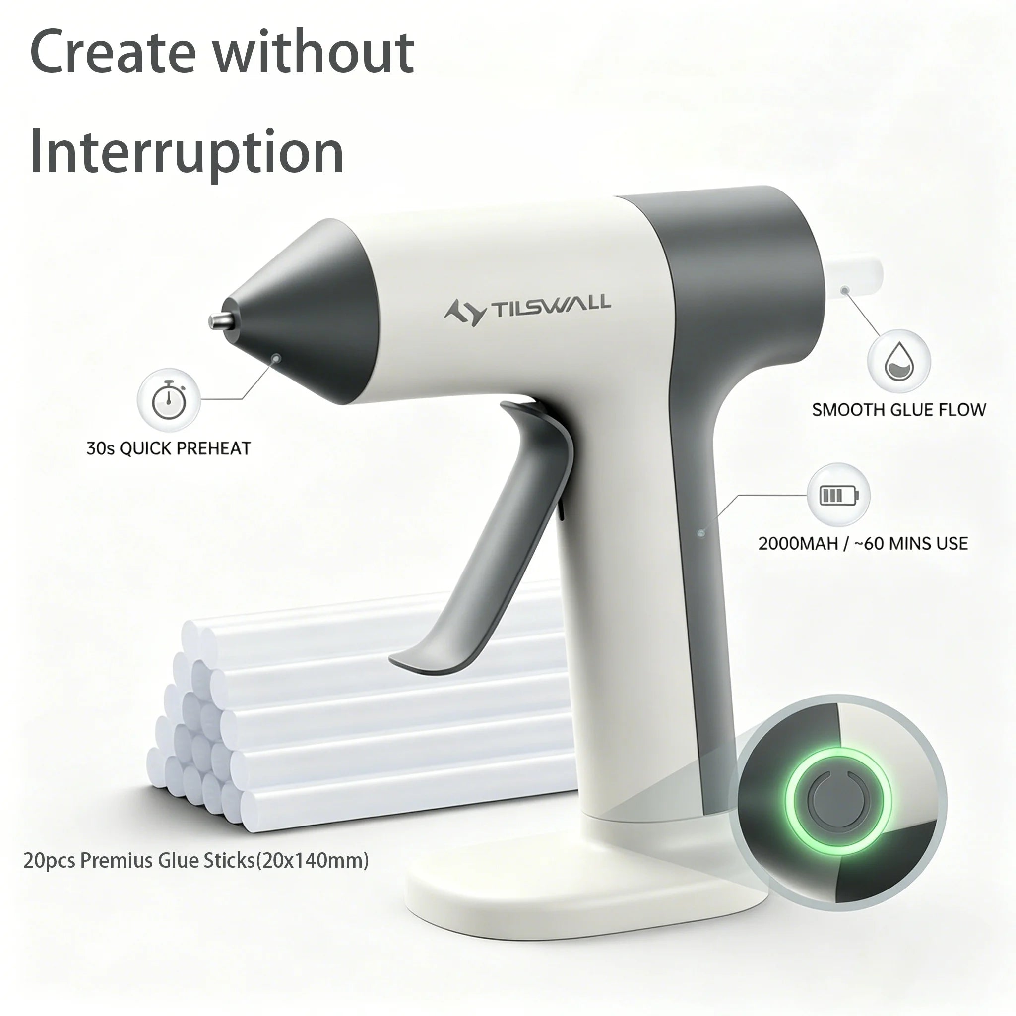 Cordless Hot Glue Gun