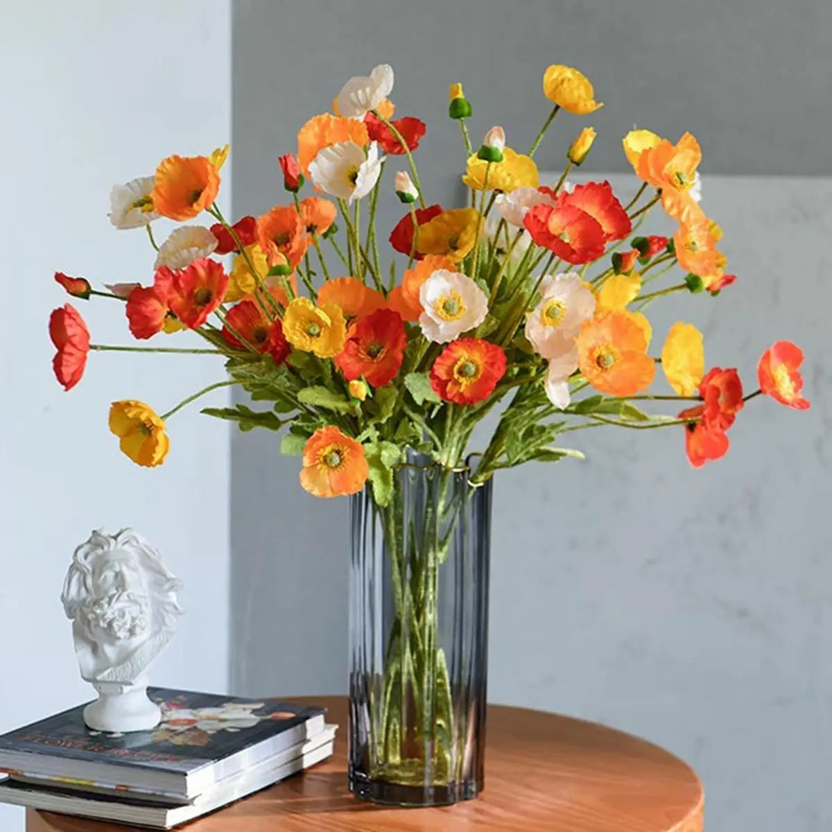 4 Head Artificial Poppy Bouquet









b