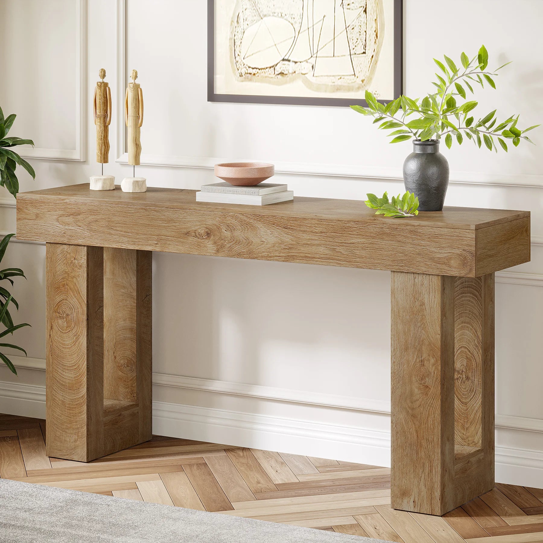 Tribesigns Farmhouse Console Table