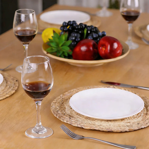 8PCS Woven Round Placemats