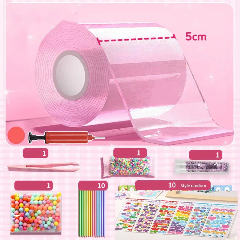 Nano Glue DIY Blow Bubble Tape