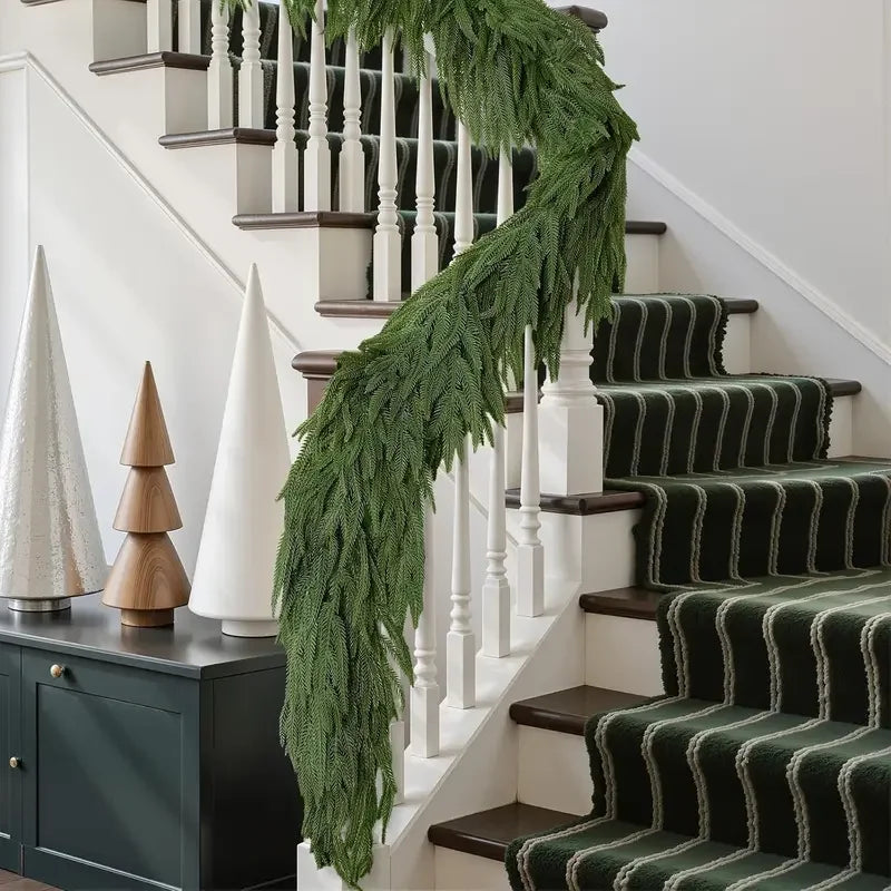6FT Norfolk Pine Artificial Christmas Garland