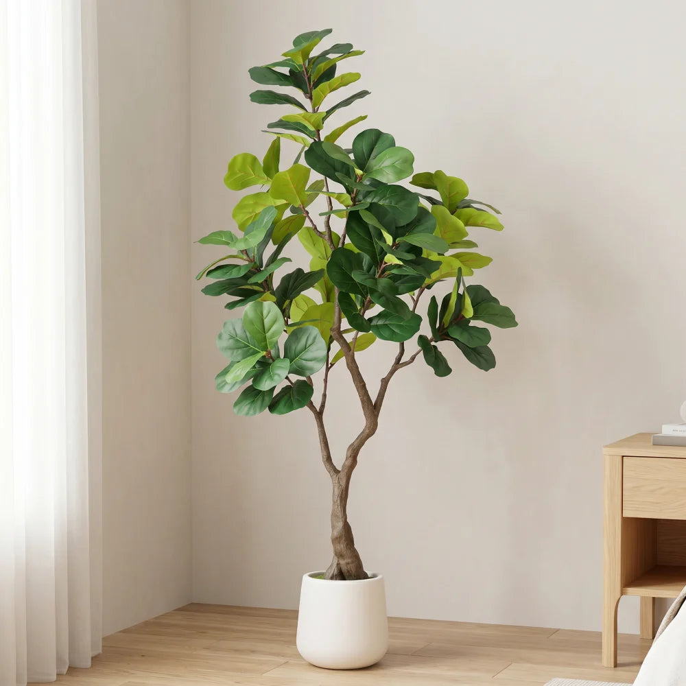 6FT Artificial Fiddle Leaf Fig Tree