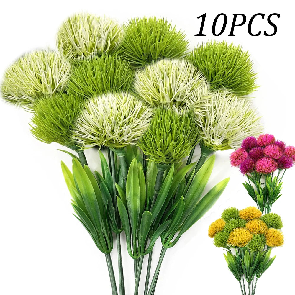 Mixed Artificial Dandelion Flowers