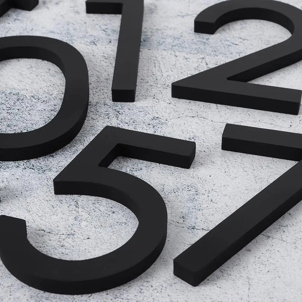 6" Floating House Number