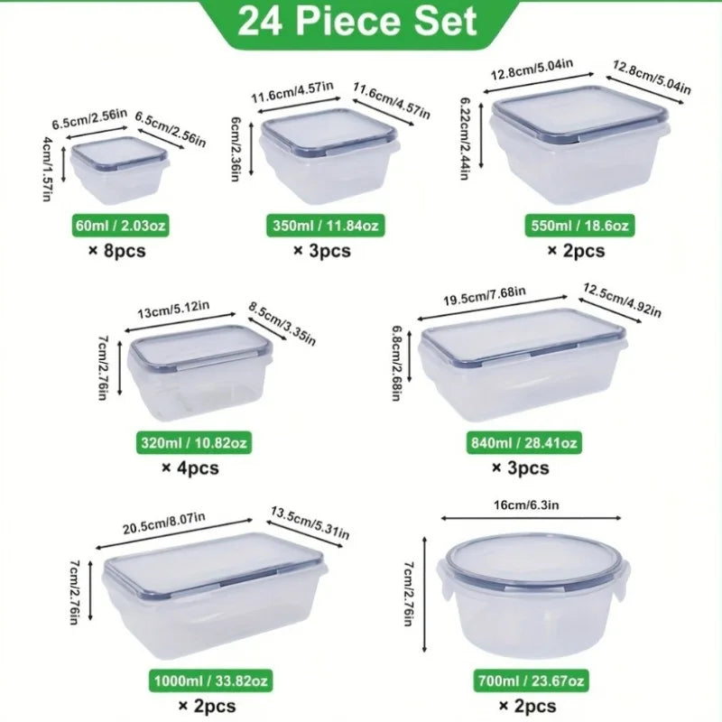 Glass Food Storage Set