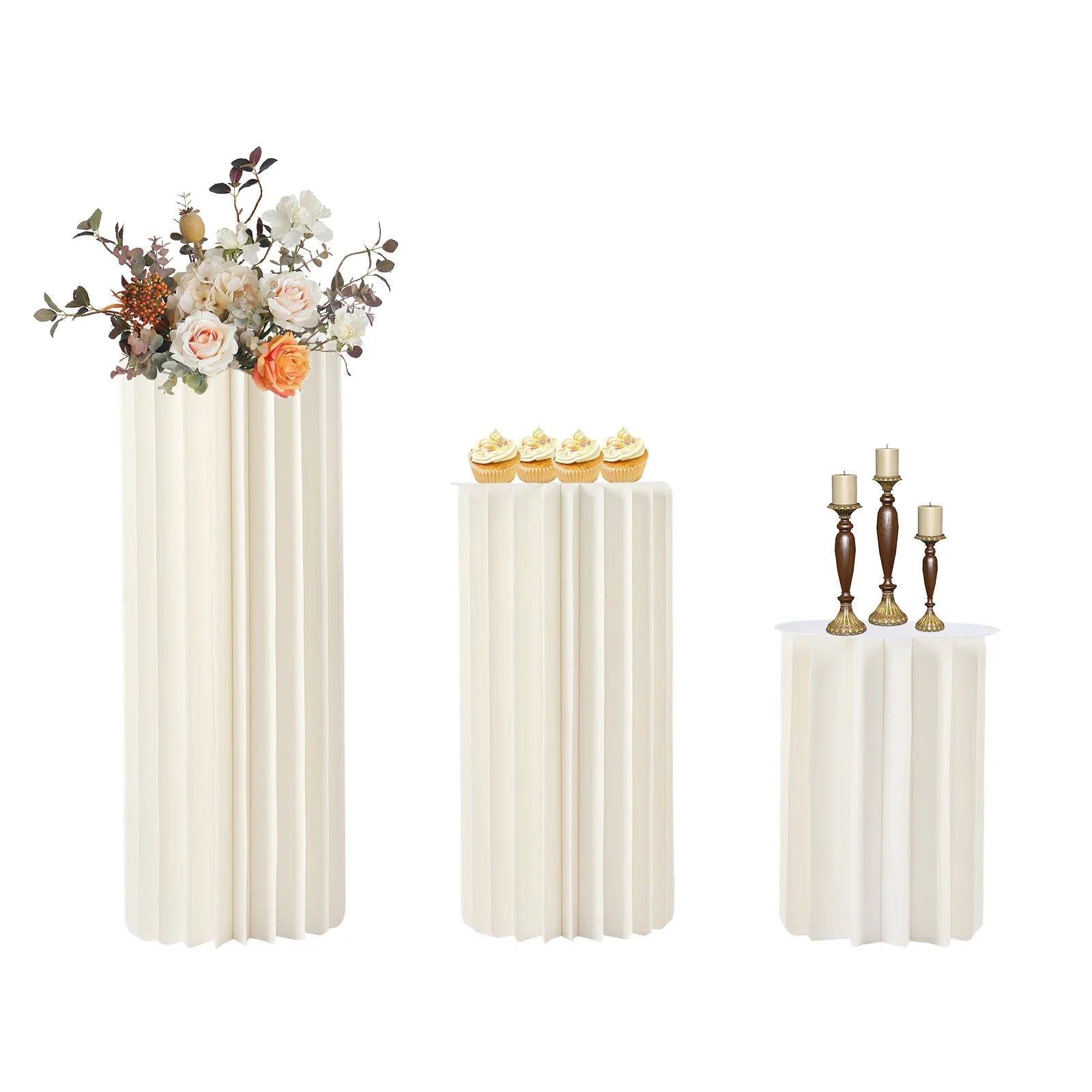 Foldable Cylinder Flower Stand